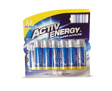 ALKALINE BATTERIES AA 20PK