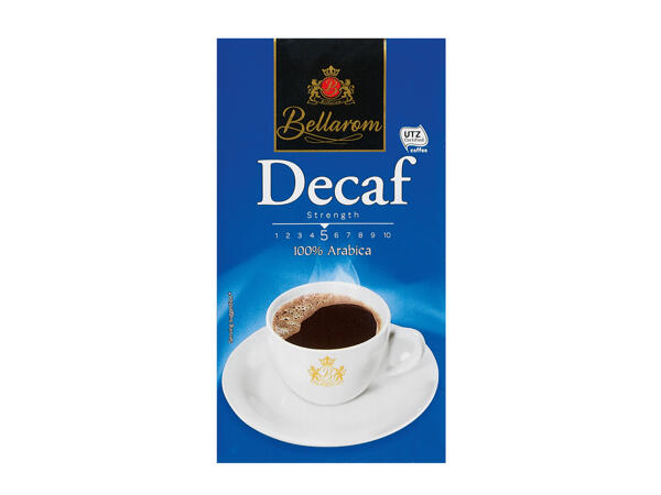 Café moulu decaféiné
