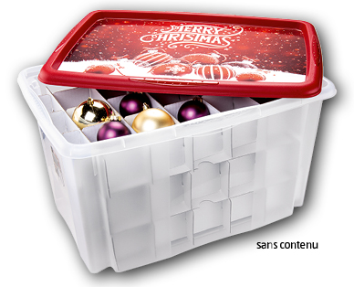 Boîte de rangement pour décorations de Noël EASY HOME(R)