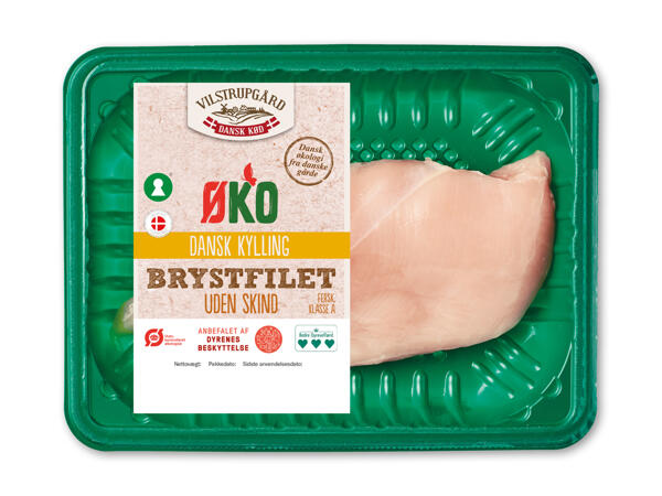 Dansk økologisk kyllingebrystfilet