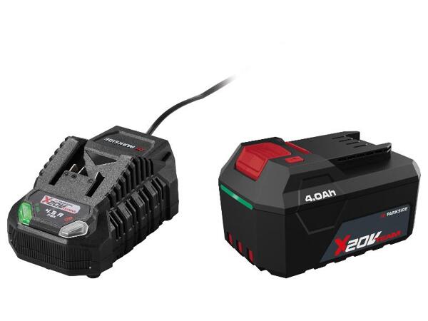 Sada s aku rázovým utahovákem 1/2″ PASSP 20-Li C4, 4 Ah