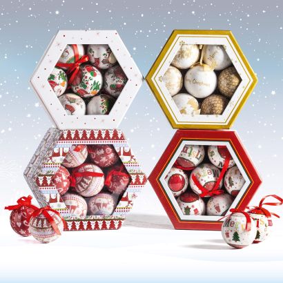 Boules de Noël, 14 pcs