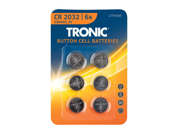 Tronic Button Cell Batteries
