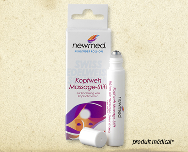 Stick de massage contre les maux de tête NEWMED