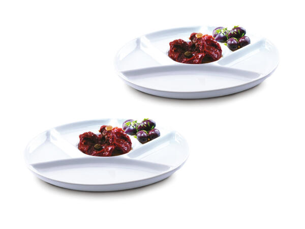 Assiettes à fondue, lot de 2