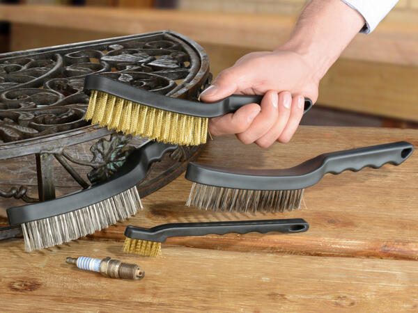 Set de brosses métalliques, 4 pièces