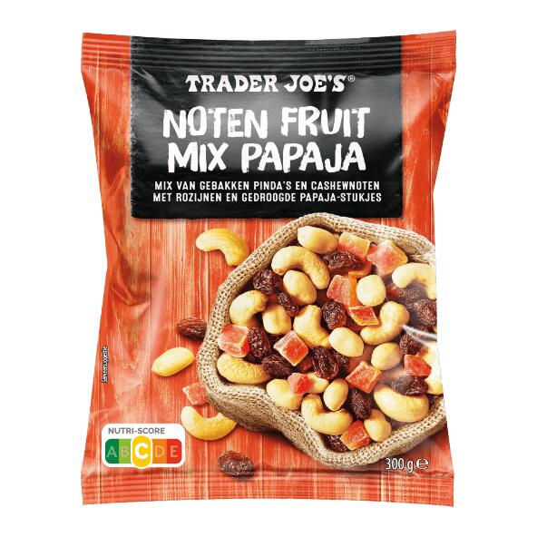 Trader Joe's noten fruit mix papaja