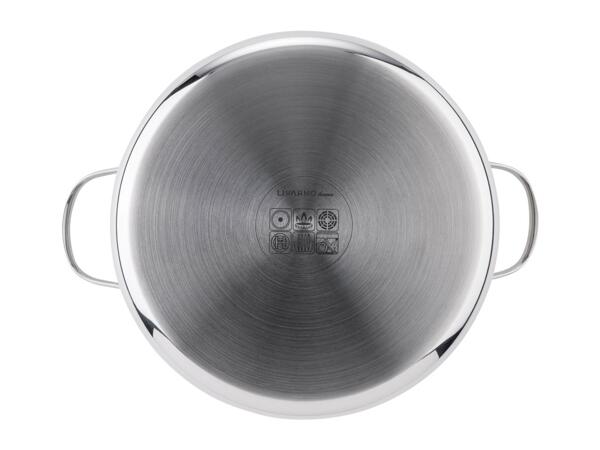 Livarno Home Stainless Steel Stockpot Set - 3-Piece Set