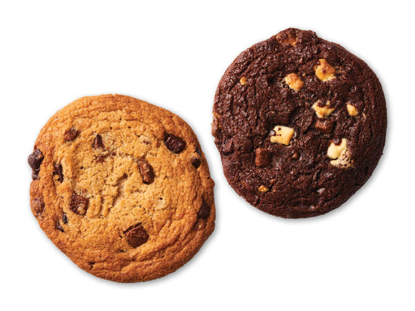 Double- eller triplechocolate chip cookie