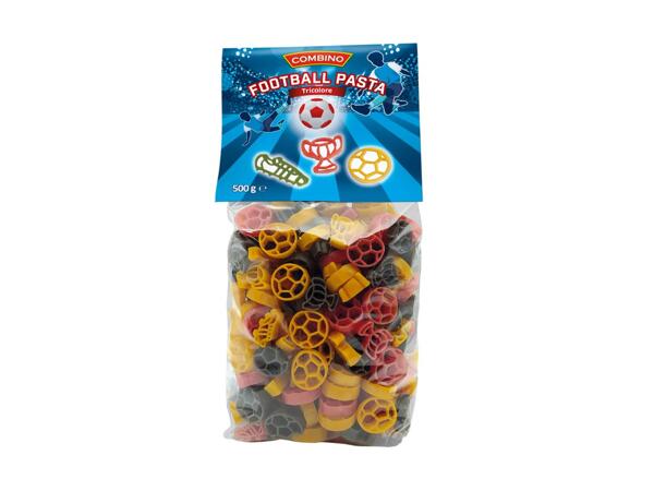 Pâtes avec motifs football