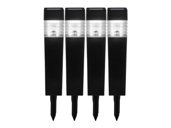 LED Solar Lights with Ground Spike