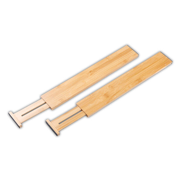 Bambus-Schubladentrenner 2er-Set
