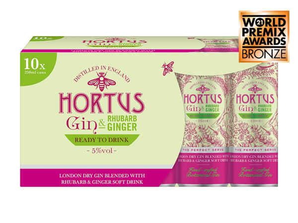 Hortus Rhubarb & Ginger Gin & Tonic