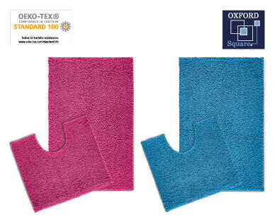 Microfibre 2 Piece Bath Mat Set