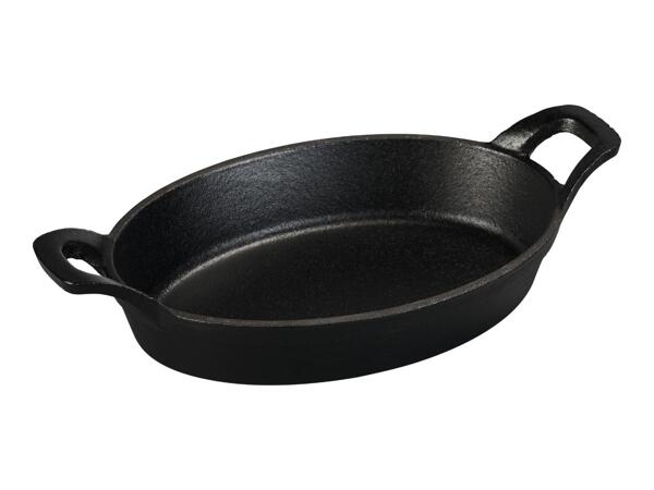 Grillmeister Oval Barbecue Pan + Serving Platter