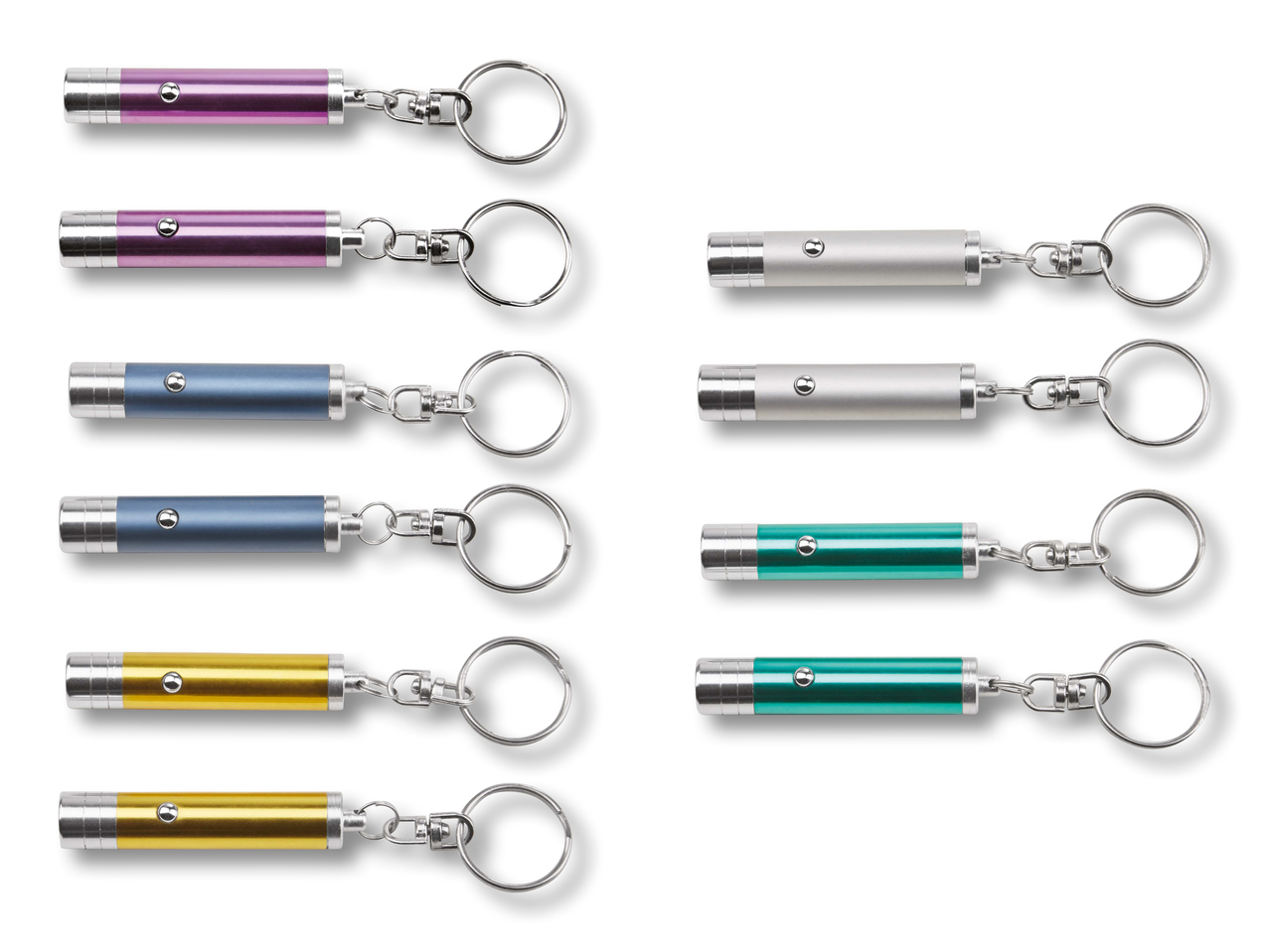 Porte-clés lumineux, lot de 2