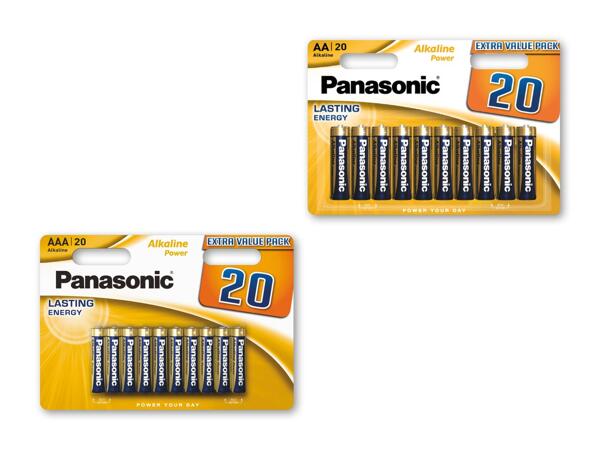 PANASONIC AA eller AAA batterier