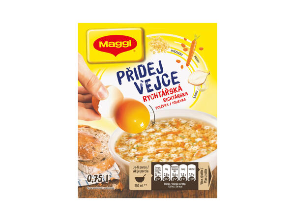 MAGGI POLÉVKY PŘIDEJ VEJCE