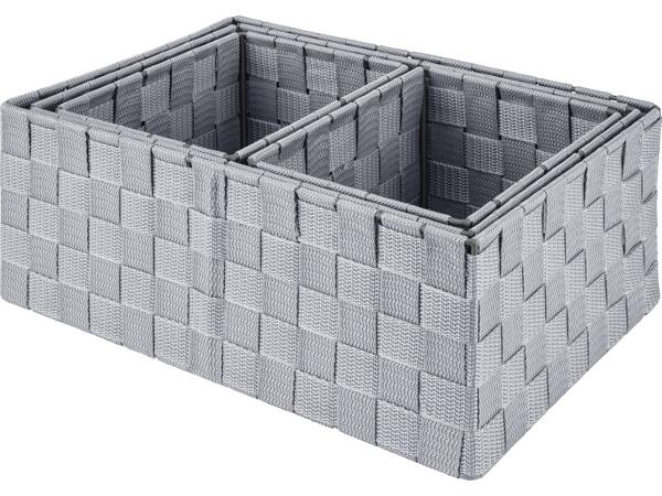 Hanging storage baskets or storage basket set, 4 pieces
