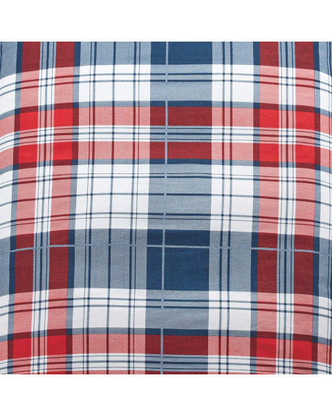 Check Cotton Single Duvet Set
