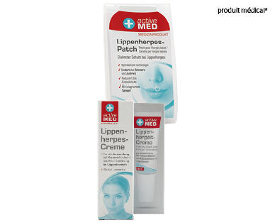 ACTIVE MED 
 CRÈME/PATCH CONTRE L'HERPÈS LABIAL
