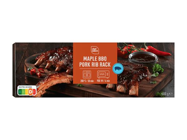 Côtelettes de porc érable barbecue