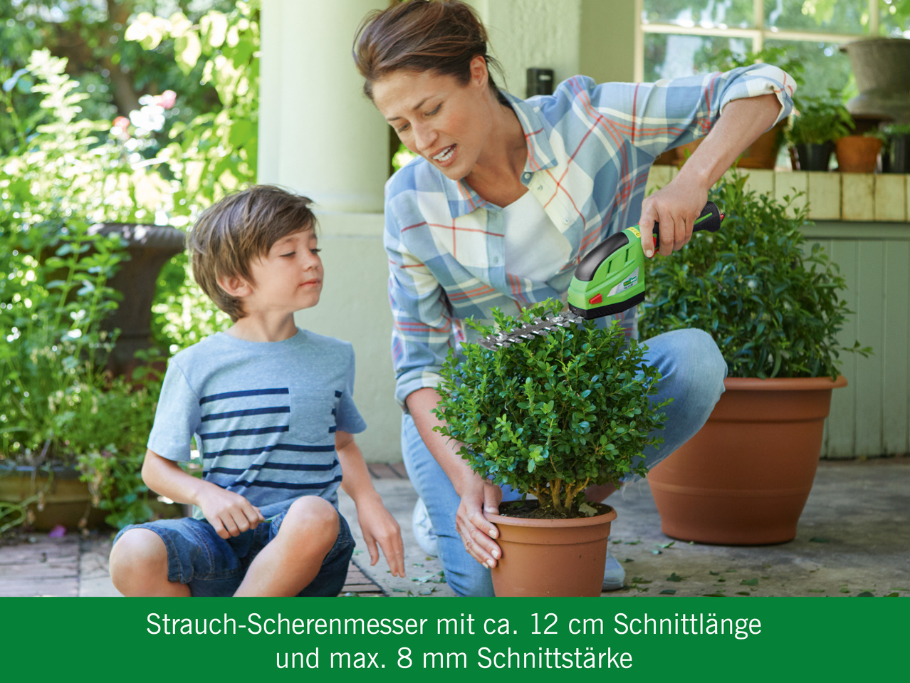 FLORABEST(R) Akku-Gras- und Strauchschere
