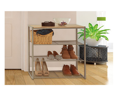 Easy Home 4-Tier Stackable Shoe Rack