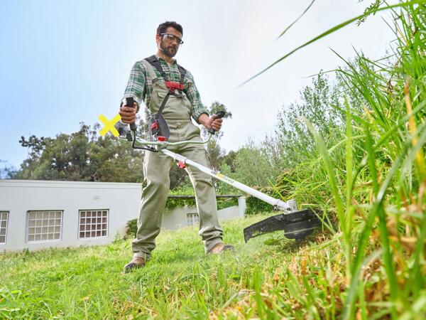 2-in-1 cordless brush cutter 40V