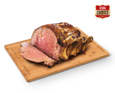 Specially Selected USDA Choice Bone In Ribeye Roast