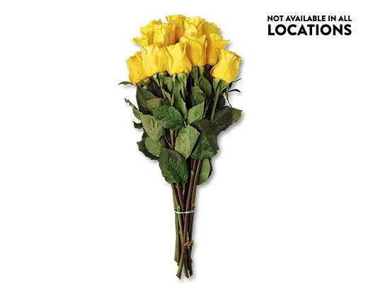 Valentine's Day 12-Stem Rose Bouquet Assorted Colors