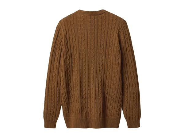 Esmara Men's Brown Chunky Knitted Jumper