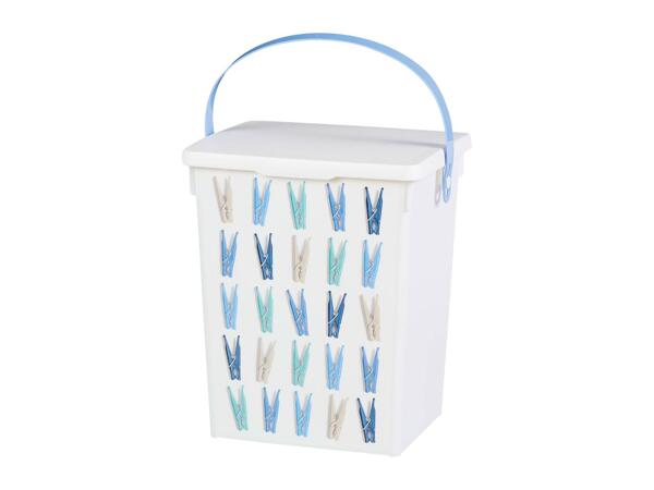 Livarno Home Peg Bucket with Lid