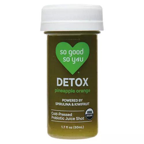 Pineapple Orange Detox Organic Cold-Pressed Probiotic Juice Shot