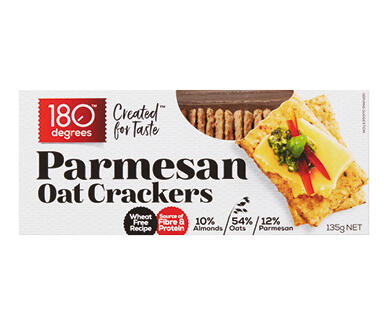 180 Degrees Parmesan Oat Crackers 135g