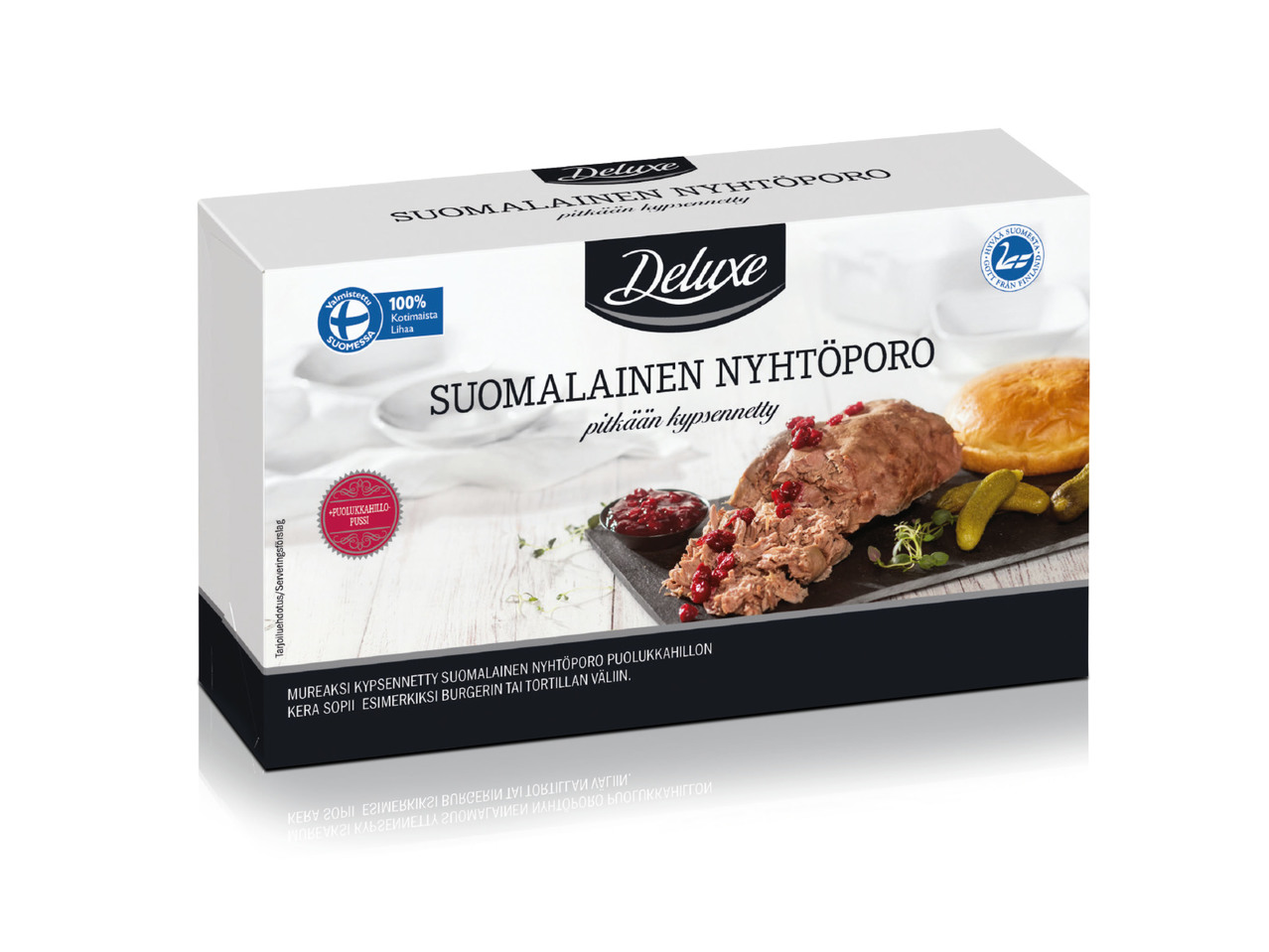 LÅNGKOKT RENKÖTT MED LINGONSYLT