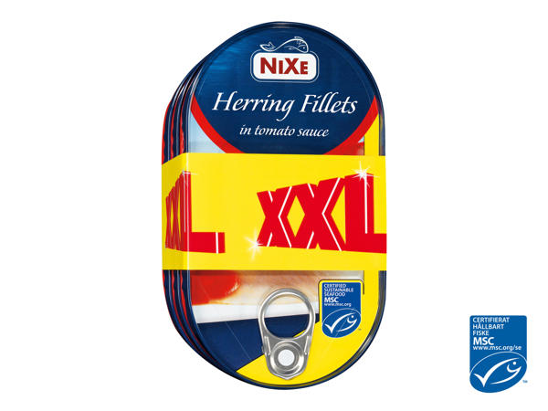 Sillfiléer i tomatsås