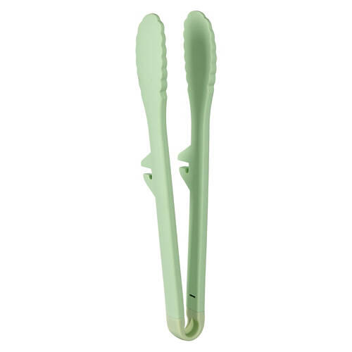 Clip-On Silicone Utensil - Tongs, Mint