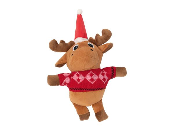 Zoofari Elk Christmas Dog Toy