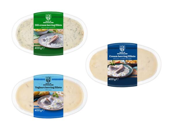 Filets de harengs à la crème