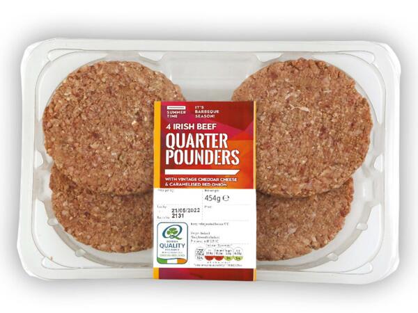 4 Flavoured Beef Quarterpounders