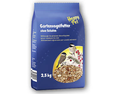 HAPPY PET Gartenvogelfutter ohne Schalen