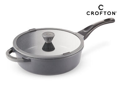 Cast Aluminum Frypan with Lid 28cm