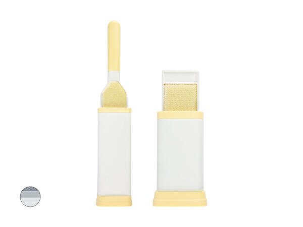 Set de 2 brosses anti-peluches avec support de nettoyage
