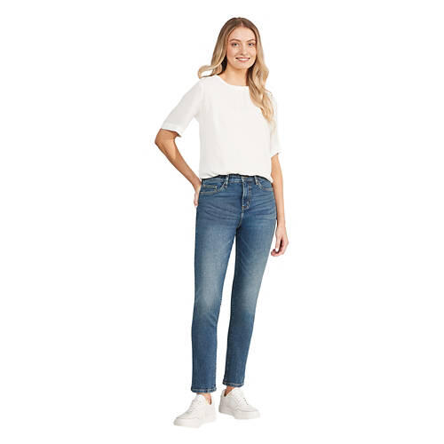 Ladies Circulose Denim Jeans - Dark Blue, M