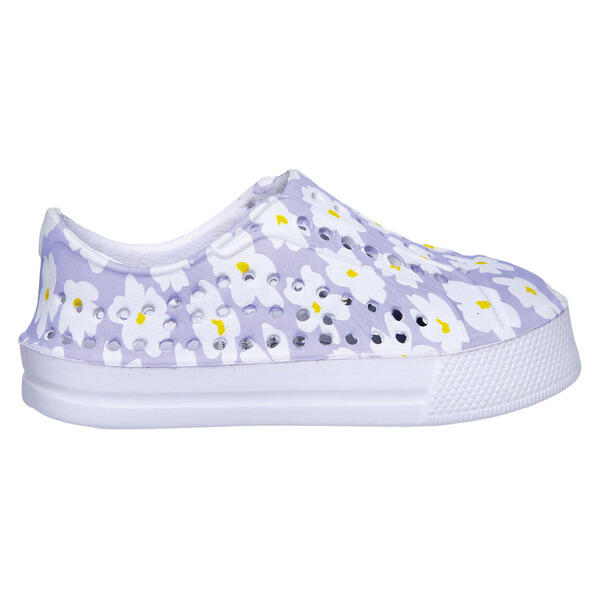 Lily & Dan Purple Children's Lightweight Slip Ons - 5/6