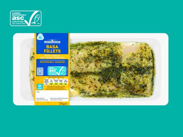 Lighthouse Bay Basa Fillets with Lemon & Garlic Oil