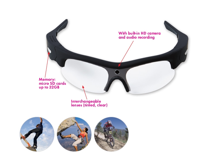 SILVERCREST Sports Sunglasses with HD Camera