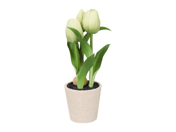 Livarno Home White Artificial Tulips