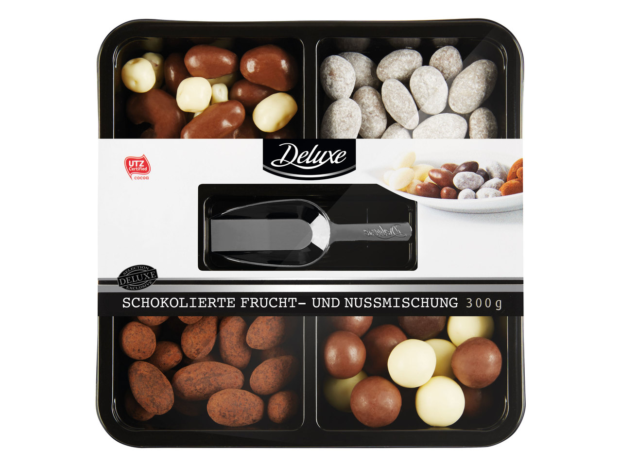 DELUXE Schokolierte Nuss- und Fruchtmischung